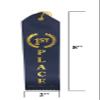1st Place (Blue) Award Ribbons with a Card and String (24) pack view 2