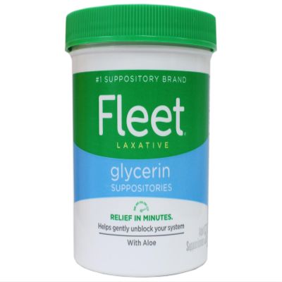 GLYCERIN SUPP ADULT FLEET 50EA