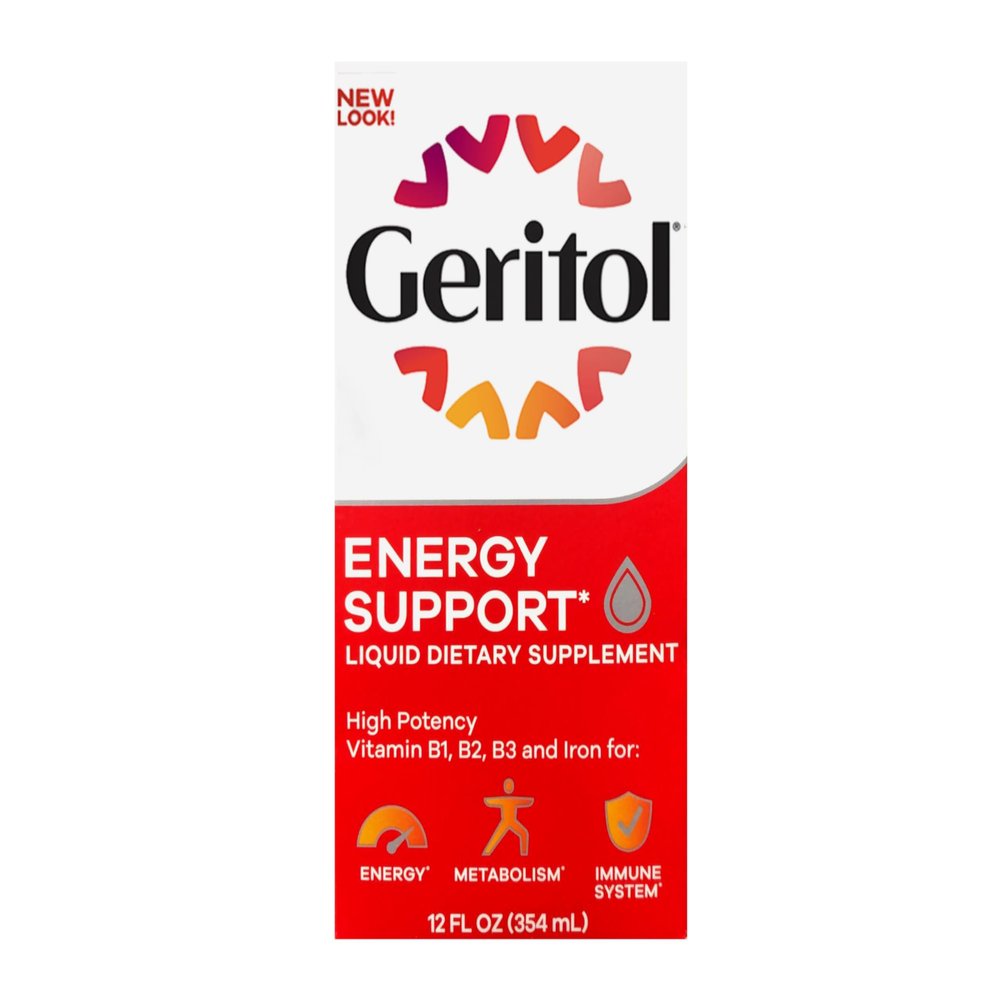 Geritol Liquid Supplement, B-Vitamins & Iron 12 Fluid Ounce