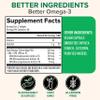 Zenwise Health Vegan Omega 3 Supplement - Burpless Omega 3 Supplement with DHA, EPA & DPA Fatty Acids for Immune Health - Fish Oil Alternative from Sustainably Sourced Marine Algae Oil - 120 Softgels view 2