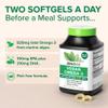 Zenwise Health Vegan Omega 3 Supplement - Burpless Omega 3 Supplement with DHA, EPA & DPA Fatty Acids for Immune Health - Fish Oil Alternative from Sustainably Sourced Marine Algae Oil - 120 Softgels view 3
