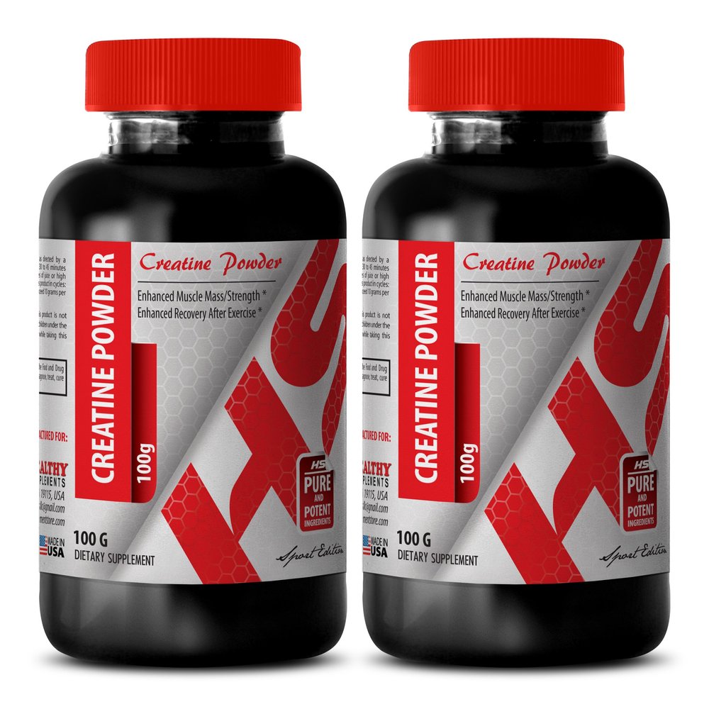 Body Builder Powder - CREATINE Powder 100G - Creatine Build Muscle - 2 Bottle (Powder)