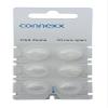 Siemens Click Dome 10 mm Open For RIC Hearing Aids - 6 Domes Each view 1