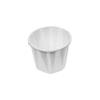 Genpak F075 Squat Paper Portion Cup, .75oz, White, Bag of 250 (Case of 20 Bags) view 1