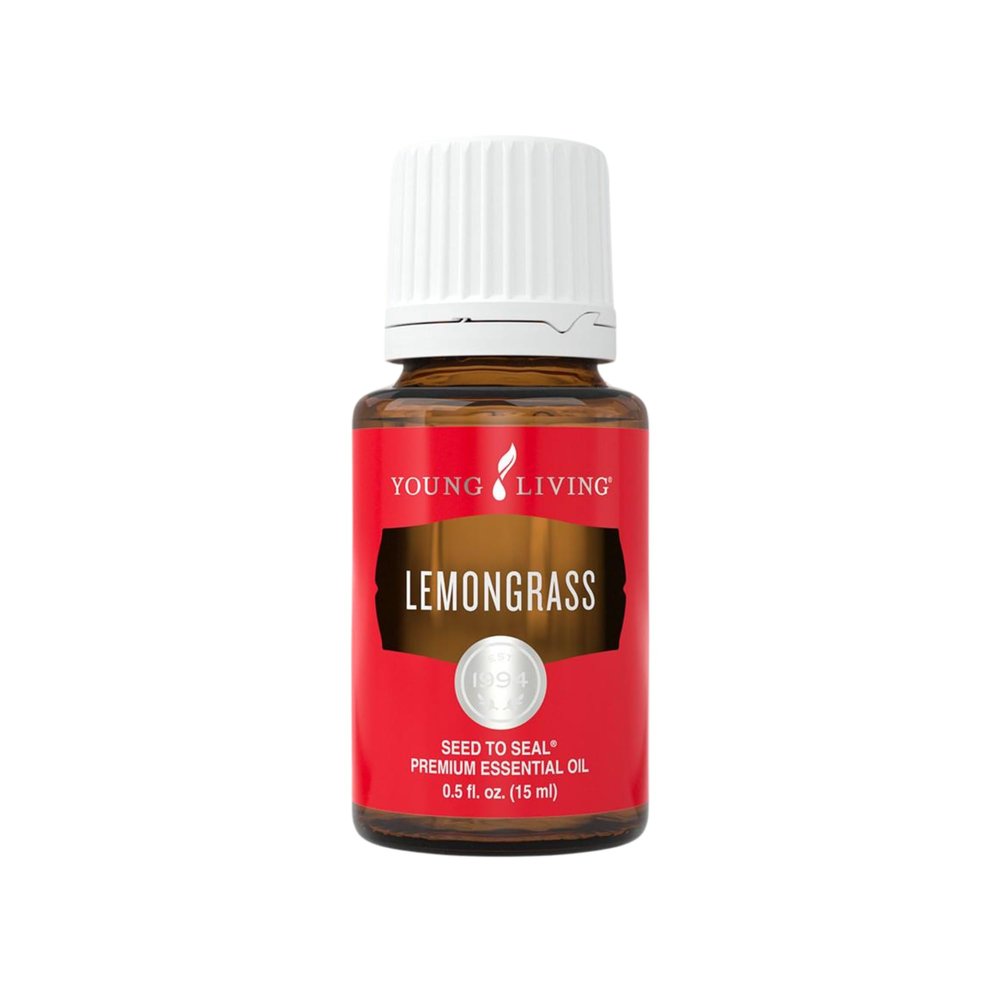 Young Living Lemongrass Essential Oil, 15ml | Skincare Addition | Ideal for Relaxation Massage | Fresh Aroma | Aromatherapy Diffuser | Cleansing Properties | Vegan & Gluten-Free | Pure & Natural