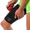 Adjustable Thigh Brace Support, Quadriceps Support and Thigh Wraps for Men and Women. Unisex Breathable Neoprene Non-Slip Hamstring Compression Sleeve view 1