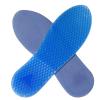 1Pair Blue Silicone Gel Reusable Honeycomb Full Length Non Slip Comfort Sports Insole Air Cushion Damping Shoe Pad Cushion Shoe Inserts for Men Women (Large) view 1