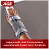 ACE Brand Carpal Tunnel Wrist Stabilizer, Wrist Support for Carpal Tunnel, Adjustable Wrist Brace with Memory Foam Palm, One Size Fits Most view 3