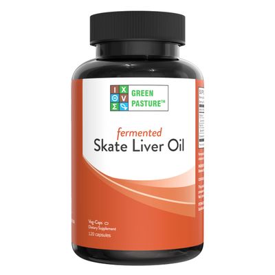 Green Pasture Fermented Skate Liver Oil - 120 Capsules