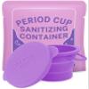Pixie Menstrual Cup Compact Sterilizer for Feminine Care - Good for Public Restrooms, Camping or Dorms - Collapsible Cleaner Container for Your Menstrual Disc & Period Cup - Microwavable - Reusable view 1