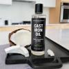 CARON & DOUCET - Cast Iron Cleaning & Conditioning Set: Seasoning Oil & Cleaning Soap | 100% Plant-Based | Best for Washing, Restoring & Seasoning Cast Iron Skillets, Pans & Grills! 8oz Each view 4