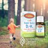 Carlson - Kid's Super Daily D3+K2, 25 mcg (1,000 IU) D3 & 22.5 mcg K2, Vitamin D Drops with Vitamin K2, Liquid Vitamins, 1000 IU Vitamin D3, Heart & Bone Health, 1-Year Supply, Unflavored, 360 Drops view 4