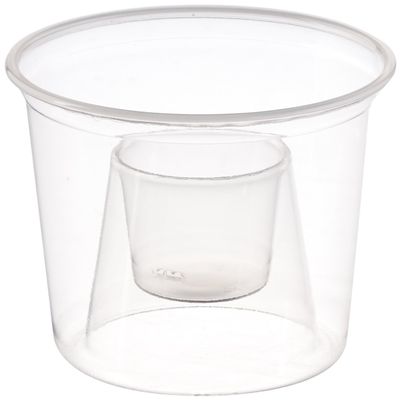 Polar Ice 50 Count Disposable Plastic Power Bomber Shot Cups or Jager Bomb Glasses