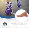 Dr. Frederick's Original Self-Adhesive Metatarsal and Arch Support Insole Gel Pads - 2 Pieces - Generous Ball of Foot Cushions for Arch Support, Plantar Fasciitis & More - Large - W8.5-11.5 | M7.5-11 view 4