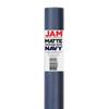 JAM Paper Gift Wrap - Matte Wrapping Paper - 25 Sq Ft (30 in x 10 Ft) - Matte Cobalt Navy Blue - Roll Sold Individually view 4