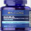 Puritans Pride Gaba Gamma Aminobutyric Acid 750 Mg Capsules, 90 Count view 1