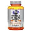 Now Foods Arginine 500mg with Citrulline 250 mg-120 Capsules view 1