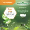 Aloe Vera- Leaf and Latex, Digestive, Liver, Stomach health-Contains Amino Acids, Vitamins, Minerals, Enzymes- 500mg-Gluten Free, Non-GMO-180 capsules view 3