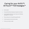 Resmed AirFit/AirTouch F20 Headgear - Replacement CPAP Headgear - Frame System & Full Face Cushion Not Included - Premium CPAP Accessories - Medium/Standard, Blue view 4
