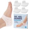 Dr. Frederick's Original Gel Heel Guards - 4 ct - Soft Heel Protectors for Plantar Fasciitis, Spur Pain & Gout - Comfortable Inserts for Shoes view 1