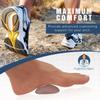 Dr. Fredericks Original Arch Support Gel Inserts - 6 ct - High Arch Support for Plantar Fasciitis, Flat Feet & PES Cavus - Peel & Stick Reusable Insoles for Men & Women - Fits All Shoe Types view 4