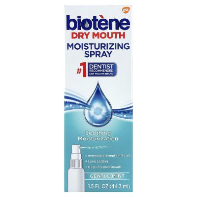Biotene Moisturizing Gentle Mint Mouth Spray 1.5 oz Pack of 6