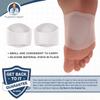 Dr. Frederick's Original Gel Arch Support Sleeves  2 ct  Built-In Gel Orthotic for Plantar Fasciitis, Flat Feet & Fallen Arches  Low-Profile Foot Support for Men & Women  Wear in Any Shoe view 2