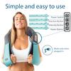 InvoSpa Shiatsu Neck and Back Massager with Heat - Deep Kneading Pillow for Massage - Electric Full Body Massager view 2