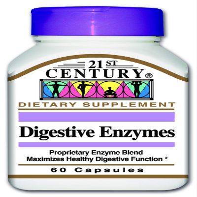 21st Century Digestive Enzymes, 60 Capsules