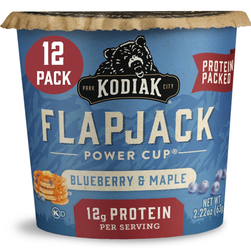 Kodiak Cakes Pancake On the Go, Blueberry and Maple, 2.16 Ounce (Pack of 12)