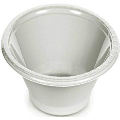 Creative Converting Touch of Color Plastic Bowl Party Supplies, 12oz, White