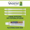 Vagisil Vagistat 3 Day Yeast Infection Treatment for Women, Relieves External Itching and Irritation - 2% External Miconazole Nitrate Cream, 3 Disposable Suppositories & Applicators (Pack of 1) view 4