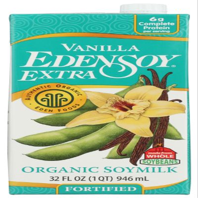 Eden Foods Organic Edensoy Extra Vanilla Soymilk, 32 oz