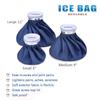 elitehood Ice Cold Pack Reusable Ice Bags Hot Water Bag for Injuries, Hot & Cold Therapy and Pain Relief with Elastic Breathable Support Wrap, 4-Pack, 3 Sizes (6"/9"/11"), (for Hot Therapy is 50-60) view 3