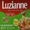 Luzianne Decaffeinated Iced Tea 96 Family Size Bags view 1