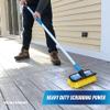 Unger Professional HydroPower Lock-On 10 Bi-Level Scrub Brush, Cleaning Supplies, Scrubber Tool, Compatible with Waterflow Poles, Use in Garage, Driveway, Deck, Concrete, Cement, and Brick view 2