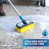 Unger Professional HydroPower Lock-On 10 Bi-Level Scrub Brush, Cleaning Supplies, Scrubber Tool, Compatible with Waterflow Poles, Use in Garage, Driveway, Deck, Concrete, Cement, and Brick view 4