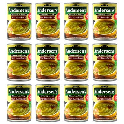 Andersen's - Split Pea with Bacon Soup - 15 oz - 12 pack