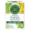 Traditional Medicinals Organic, Dandelion Leaf & Root - Dandelion Root Tea, Supports Normal Detox + Digestion - Kosher, Non-GMO, Caffeine-Free, Compostable - 16 Tea Bags view 1