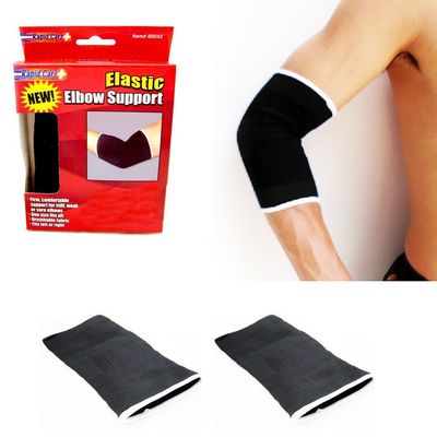 2 Elastic Elbow Brace Support Sleeve Sports Medicine Compression Tennis Guard 2PC Elbow Brace for Tendonitis, Tennis Elbow Compression Support Sleeve for Golfers Elbow Pain Relief, Arthritis,