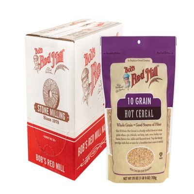 Bob's Red Mill 10 Grain Hot Cereal, 25oz (Pack of 4)- Whole Grain, Vegan, Kosher