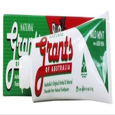 Grants of Australia - Natural Toothpaste Mild Mint with Aloe Vera - 3.85 oz.