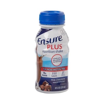 Ensure Plus Creamy Milk Chocolate Shake - 24 x 8 Ounce Bottles