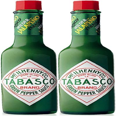 Tabasco Milder Green Pepper Sauce, 5 Ounce (2 pack)