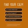Happy Healthy Hippie Be Grounded Stress Relief Supplement  Lavender Pills | Promotes Calmness & Relaxation | Quick Acting | Magnesium Glycinate 100mg, L Theanine, Lemon Balm Leaf, | Herbal, 60 Ct view 2
