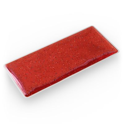 Skil-Care Weighted Rectangular Lap Pad, Red, 3 Lbs, 7" x 16"- Vinyl Covered, Heat Sealed, Calms and Stimulates, Easy to Clean, 914505