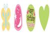 12-Count Cupcake Topper Decorative Picks, Sweet Treats view 1