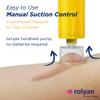 Rolyan Suction Pump, Assists with Lesion Healing, Tendon Repair, and Grafting, Extractor Suctions to Increase Skin Mobility, Various Suction Cup Sizes for Cupping view 3