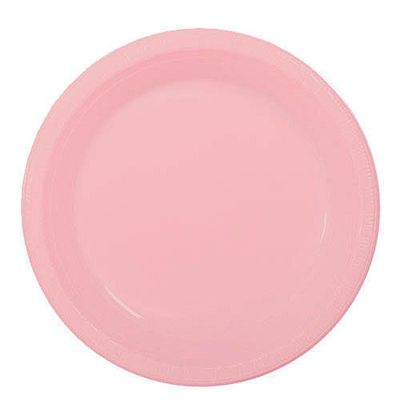 10 1/4 inches Dinner Plates Classic Pink Package of 20