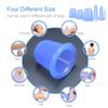 500-miles Cupping Therapy Sets 7Pcs Silicone Anti Cellulite Cup Vacuum Suction Massage Cups Facial Cupping Sets Body and Face Massager for Adults Home Use (Blue) view 3
